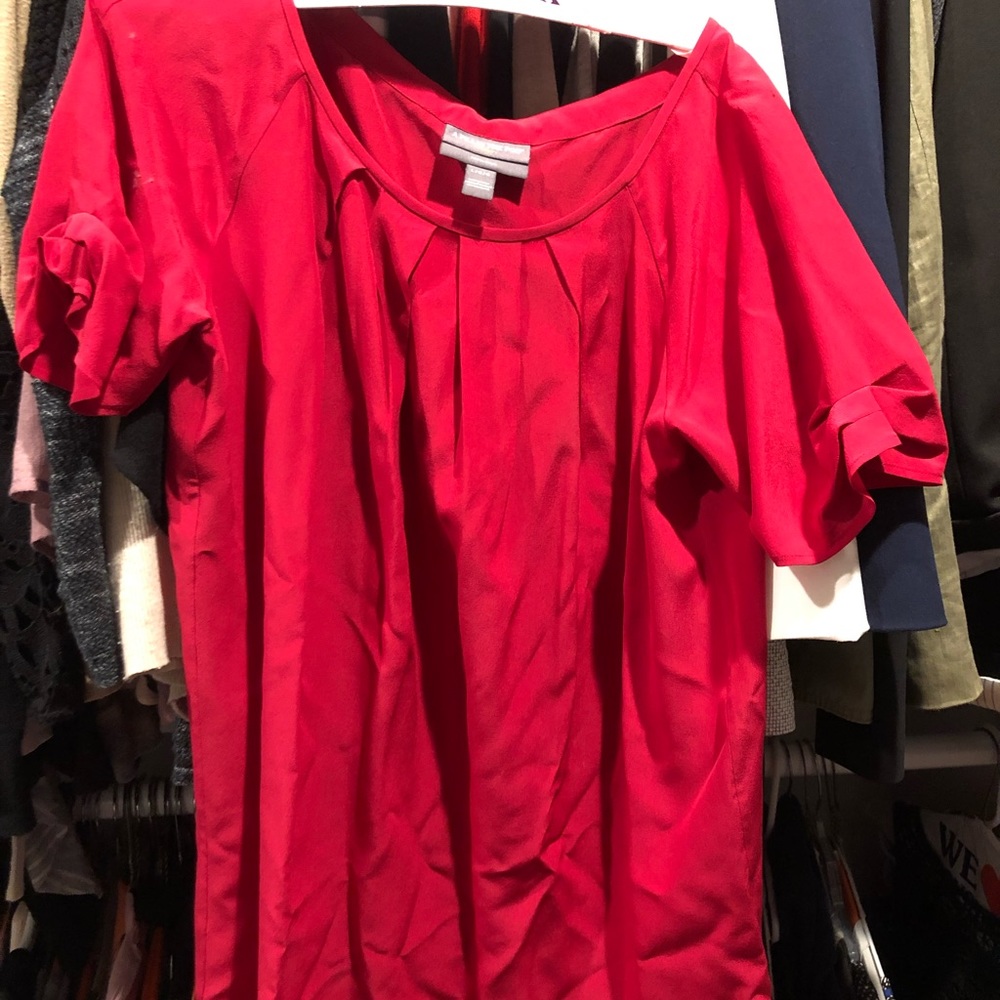 Rouched sleeve maternity shirt